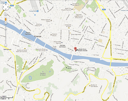 Bed and Breakfast Casa dei Tintori Firenze - visualizza la mappa